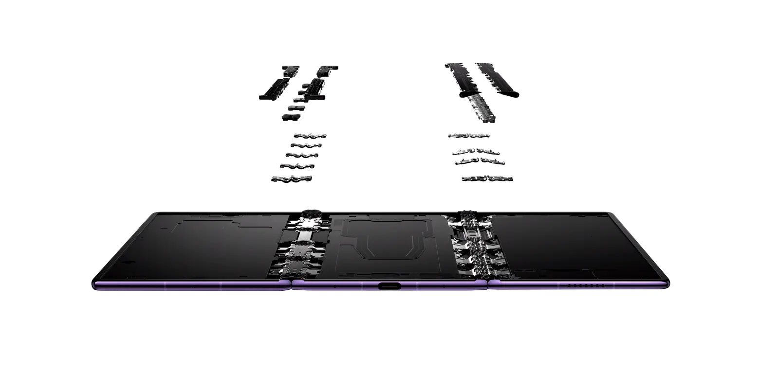 Mate XT 2 官方轉軸結構示意