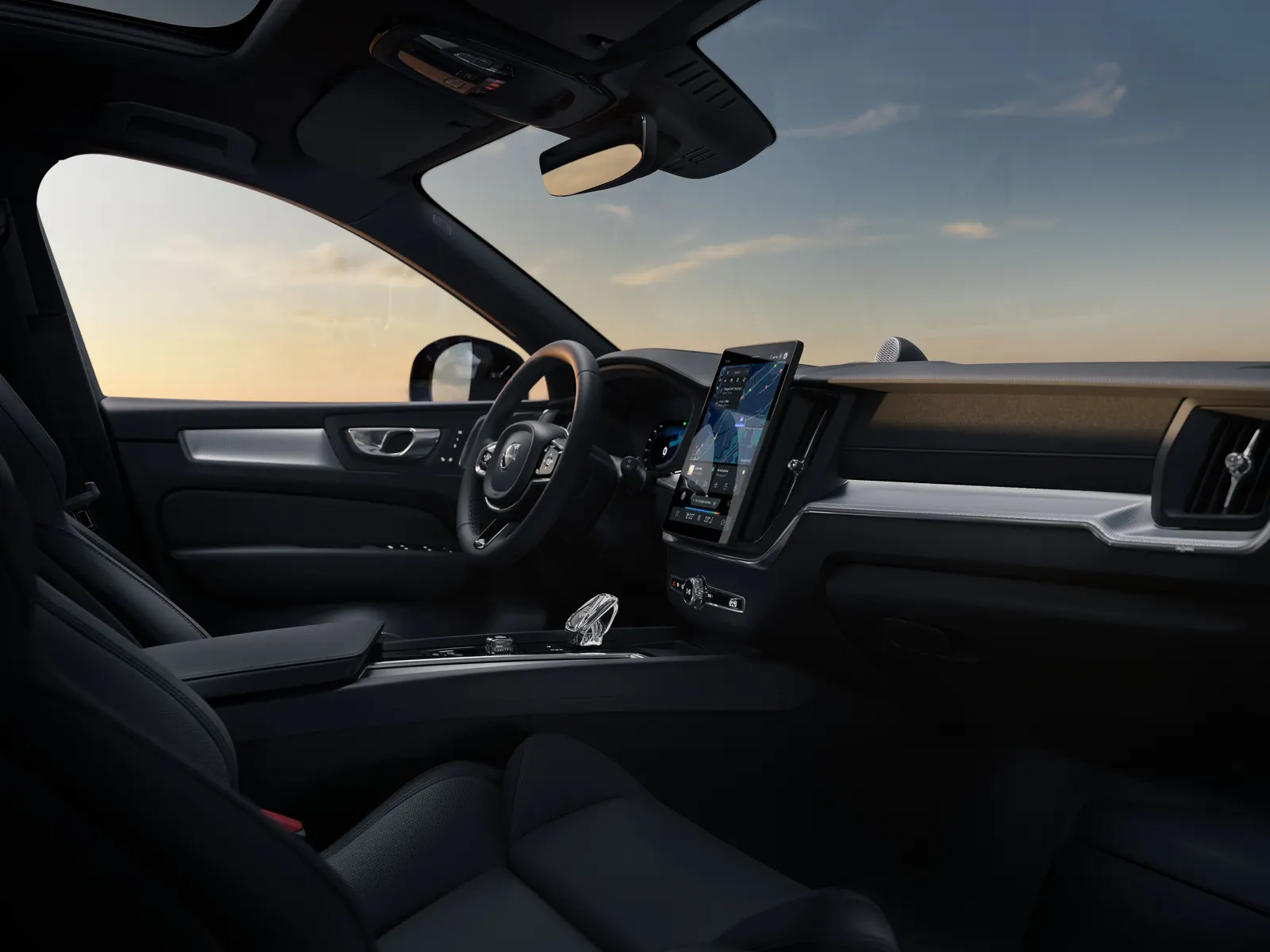 Volvo XC60 Black Edition 儀表台與中央螢幕
